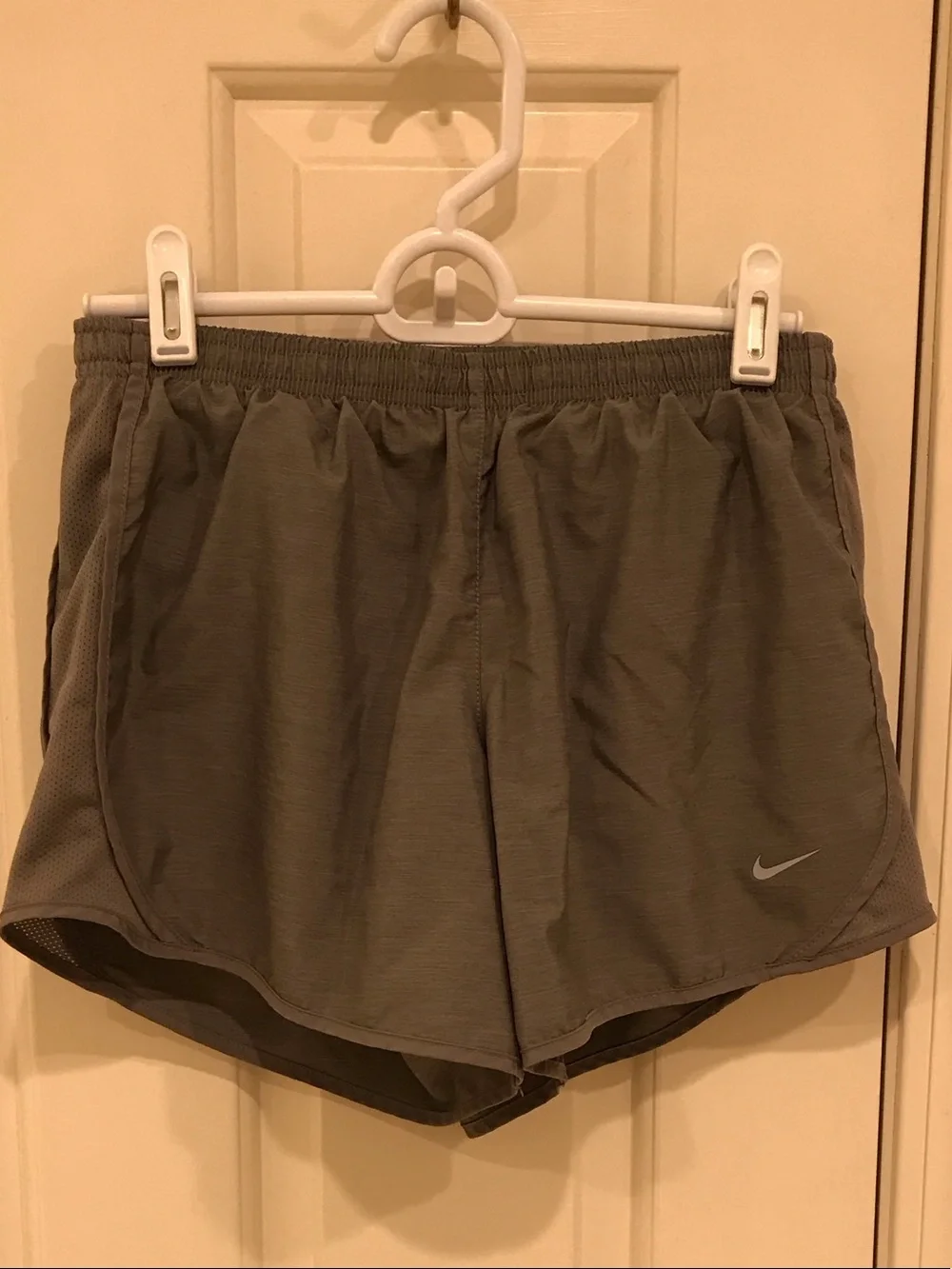 Nike Gray Girls Dri-FIT Running Shorts